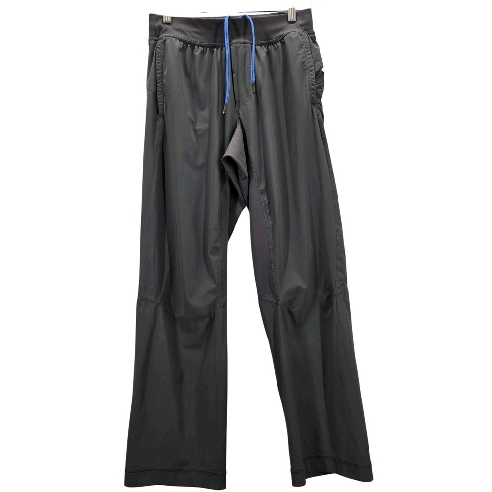 Lululemon Assert Pant Gray Mens Pull On Straight Leg Size S Pants Drawstring